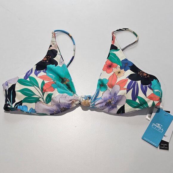 O'Neill Abbie Floral Pismo Bikini Swim Top - Picture 5 of 10